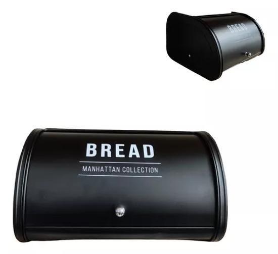 Imagem de Porta Pães Black Manhattam Bread Aço Preto Hauskraft