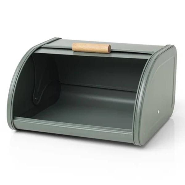 Porta Pão Sofisticado Enjoy Verde em Aço 30x27x17cm Copa Imagem de Porta Pão Sofisticado Enjoy Verde em Aço 30x27x17cm Copa
