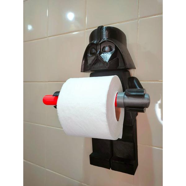 Imagem de Porta Papel Higienico Darth Vader Decorativo