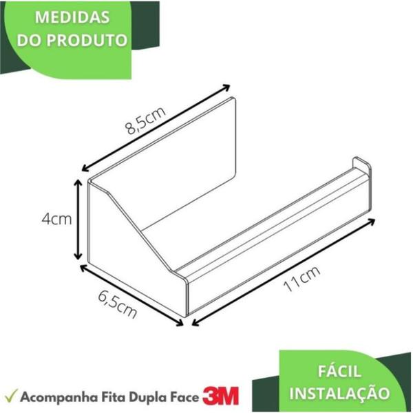 Imagem de Porta Papel Higienico Inox Com Adesivo De Parede SF.DF