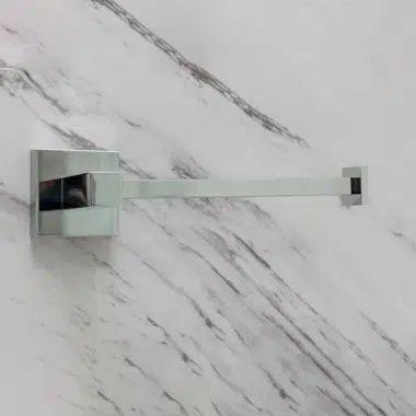 Porta Papel Higiênico Reto Cromado em 100 % Metal Inox Suporte Robusto - Fine Metais Imagem de Porta Papel Higiênico Reto Cromado em 100 % Metal Inox Suporte Robusto