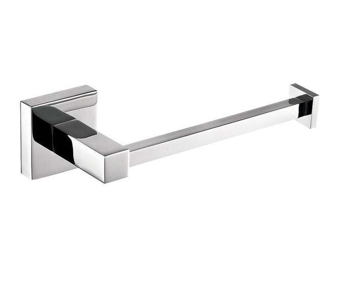 Porta Papel Higiênico Reto Cromado em 100 % Metal Inox Suporte Robusto - Fine Metais Imagem de Porta Papel Higiênico Reto Cromado em 100 % Metal Inox Suporte Robusto