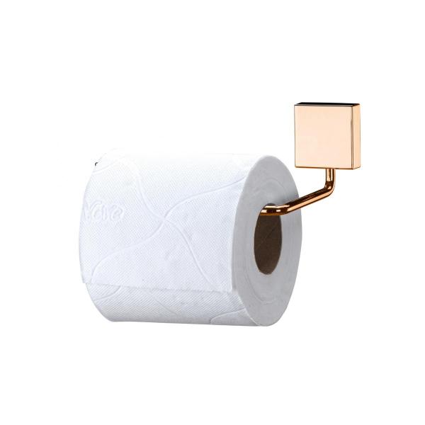 Imagem de Porta Papel Higiênico Rose Gold  papeleira banheiro lavabo Future 7504RG