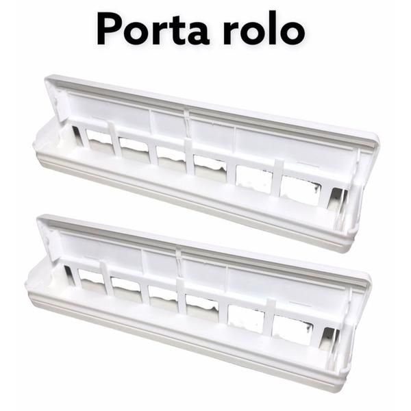 Porta Papel Rolo Triplo Dispenser Alumínio Filme Toalha - SUPORTE PAPEL TOALHA 3 EM 1 Imagem de Porta Papel Rolo Triplo Dispenser Alumínio Filme Toalha