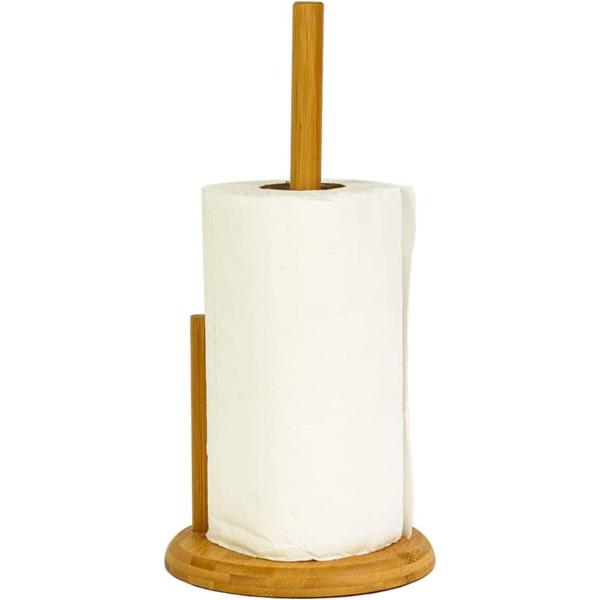 Porta Papel Toalhas de Bambu Natural - Oikos Imagem de Porta Papel Toalhas de Bambu Natural
