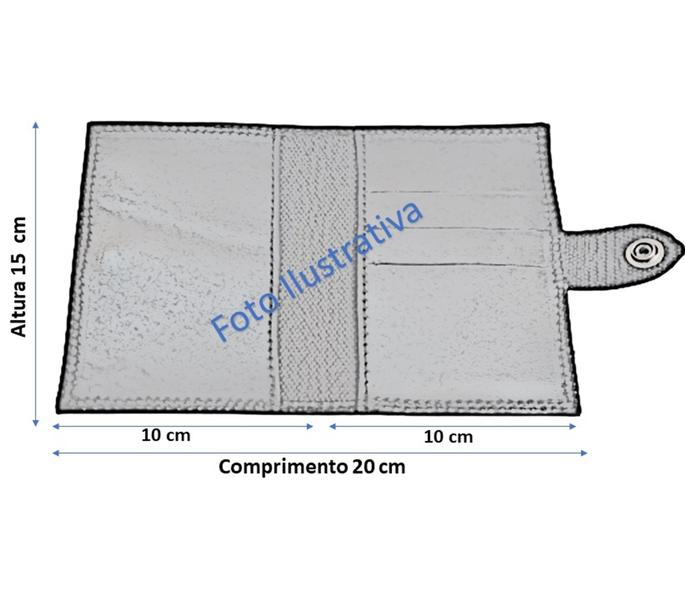 Imagem de Porta Passaporte RMarqCollection Material Couro porta documentos e cartões 