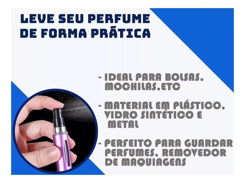 Imagem de Porta Perfume Borrifador Decant Recarregável - 5Ml