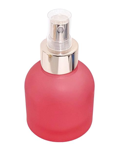 Porta Perfume Vidro 100Ml Rosa Fosco B/28 - Cordel de Prata Presentes Imagem de Porta Perfume Vidro 100Ml Rosa Fosco B/28