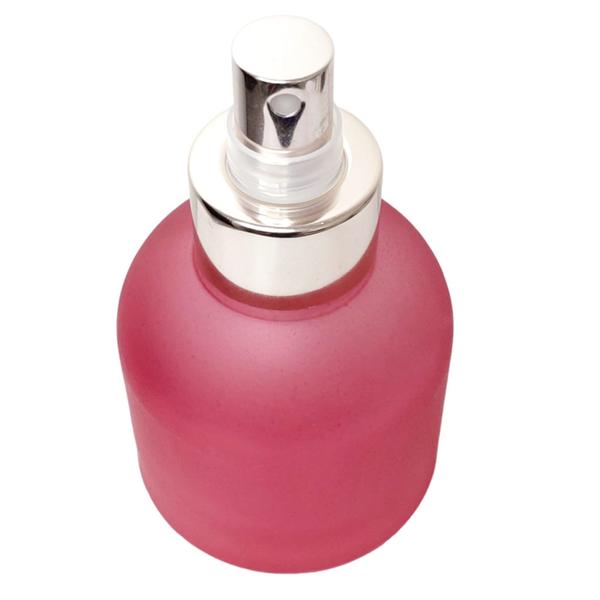 Porta Perfume Vidro 100Ml Rosa Fosco B/28 - Cordel de Prata Presentes Imagem de Porta Perfume Vidro 100Ml Rosa Fosco B/28