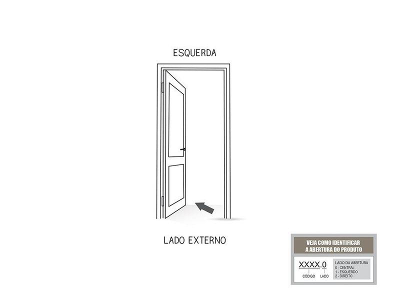 Imagem de Porta Pivotante de Aluminio com  Friso Puxador de 1 metro 225x130 Lucasa Aluminio