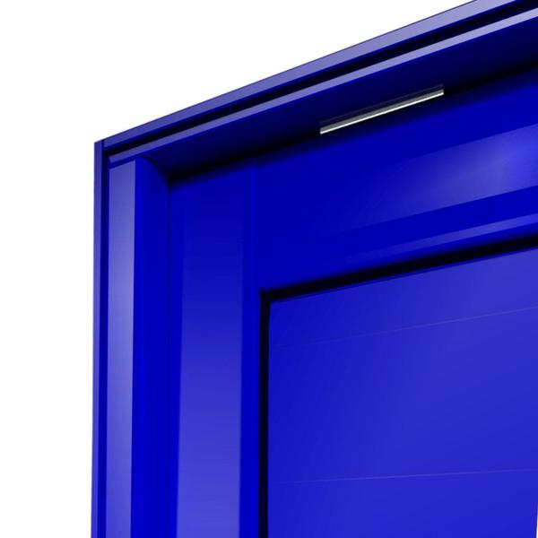 Imagem de Porta Pivotante Lambril com Puxador Lado Direito Elite 216x100 Azul