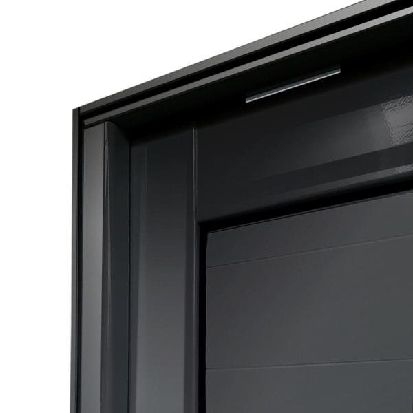 Imagem de Porta Pivotante Lambril com Puxador Lado Direito Elite 216x10cm Preto