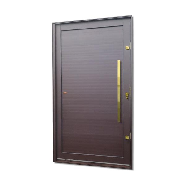 Imagem de Porta Pivotante Lambril com Puxador Lado Direito Elite 216x120 Corten