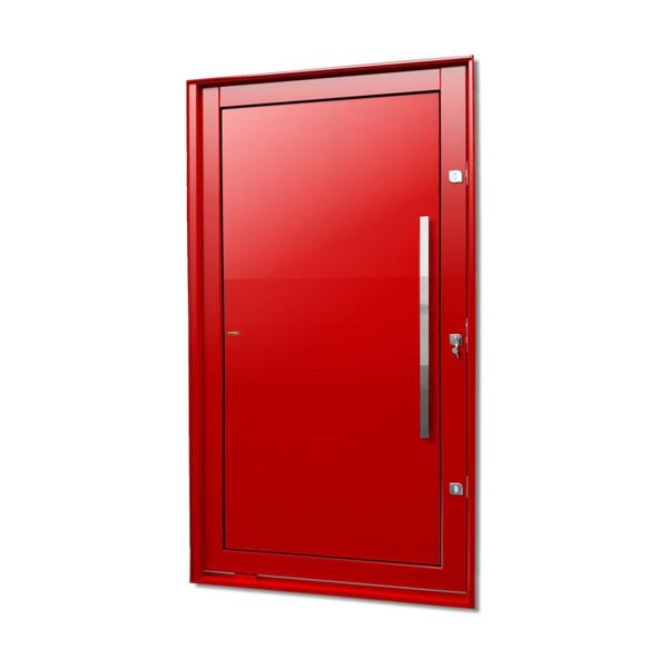 Imagem de Porta Pivotante Lambril com Puxador Lado Direito Elite 216x150 Vermelho