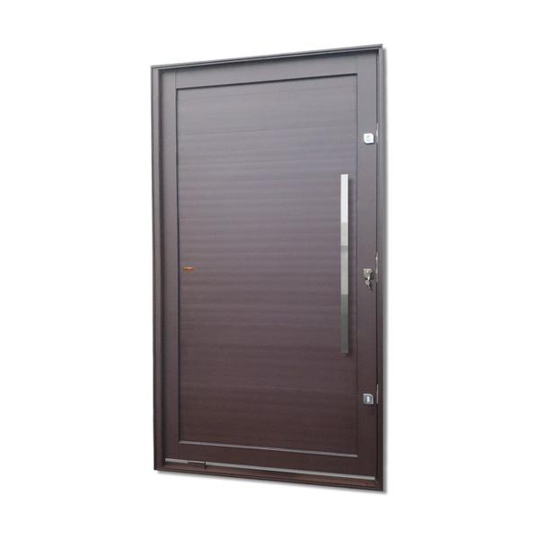 Imagem de Porta Pivotante Lambril com Puxador Lado Direito Elite 240x120 Corten