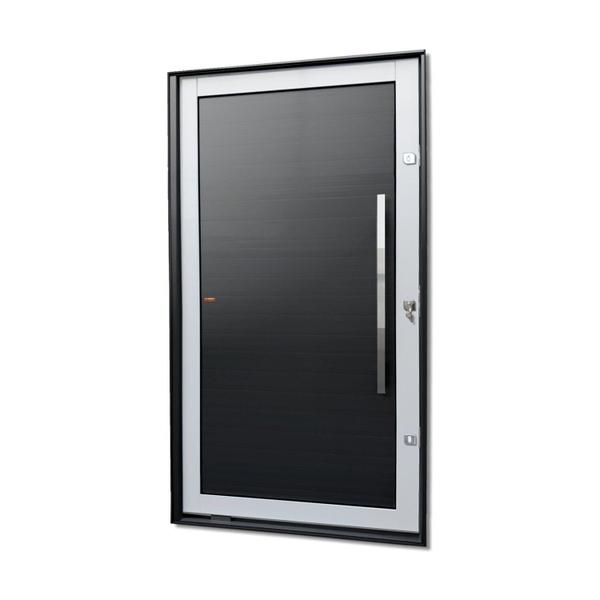 Imagem de Porta Pivotante Lambril com Puxador Lado Direito Elite 240x130 Mix Preto