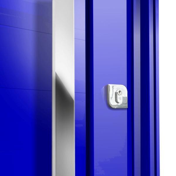 Imagem de Porta Pivotante Lambril com Puxador Lado Esquerdo Elite 216x120cm Azul