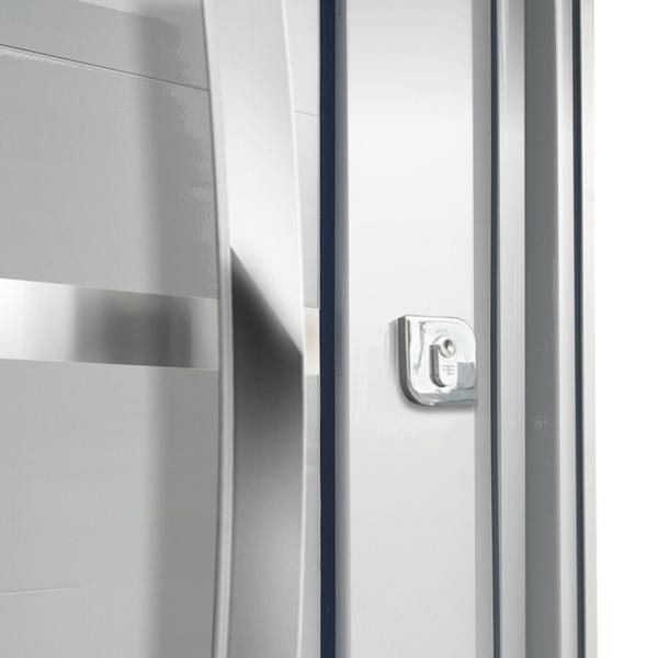 Imagem de Porta Pivotante Lambril Evolution com Puxador Lado Esquerdo Elite 216x150 Branco