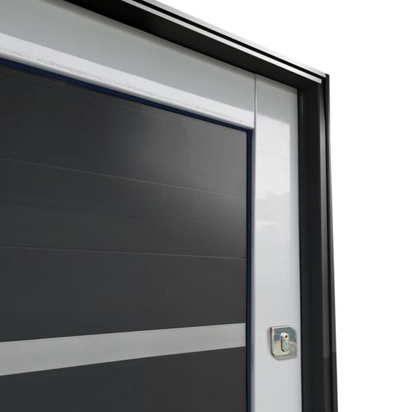 Porta Pivotante Lambril Miraggio com Puxador Lado Direito Elite 216x150 - Brimak Imagem de Porta Pivotante Lambril Miraggio com Puxador Lado Direito Elite 216x150