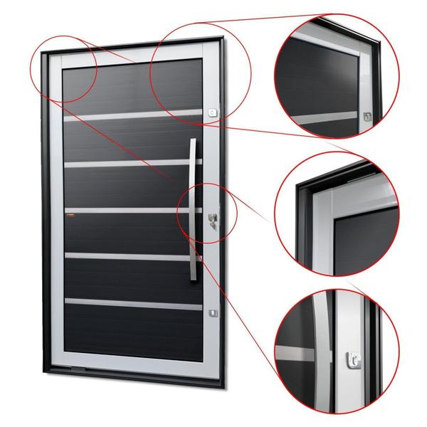 Imagem de Porta Pivotante Lambril Premium com Puxador Lado Direito Elite 240x150