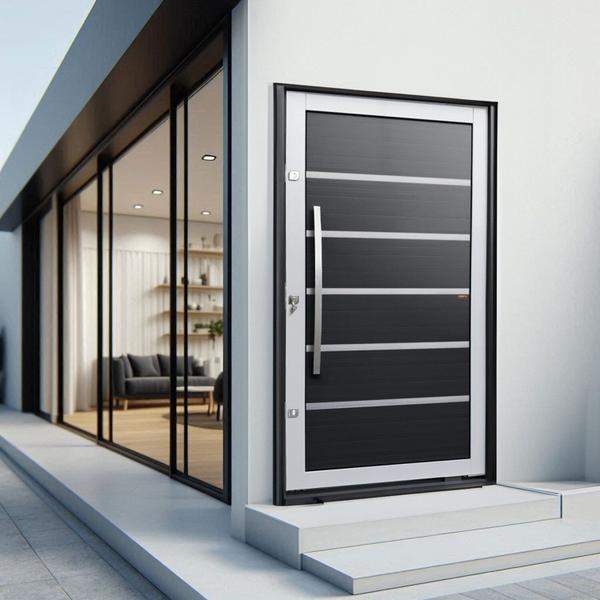 Imagem de Porta Pivotante Lambril Premium com Puxador Lado Direito Elite 240x150