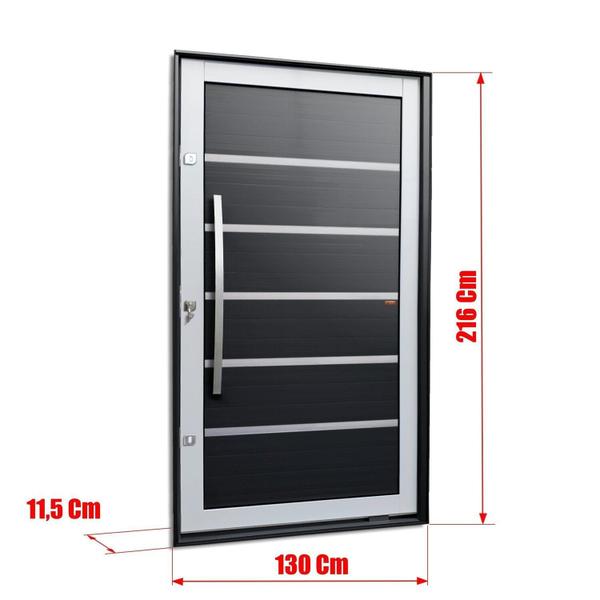 Imagem de Porta Pivotante Lambril Premium com Puxador Lado Esquerdo Elite 216x130