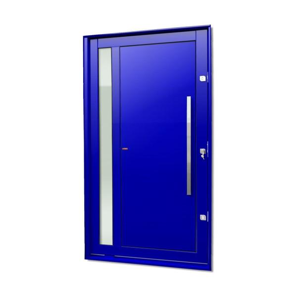 Imagem de Porta Pivotante Lambril Visione com Puxador Lado Direito Elite 216x10cm Azul