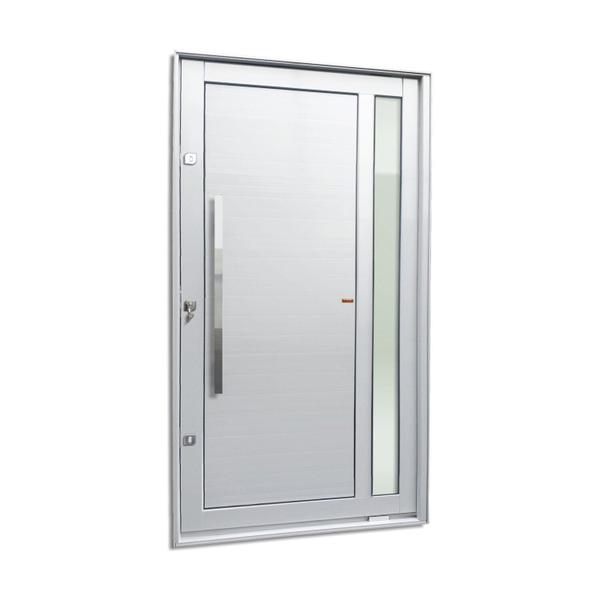 Imagem de Porta Pivotante Lambril Visione com Puxador Lado Esquerdo Elite 216x130 Branco