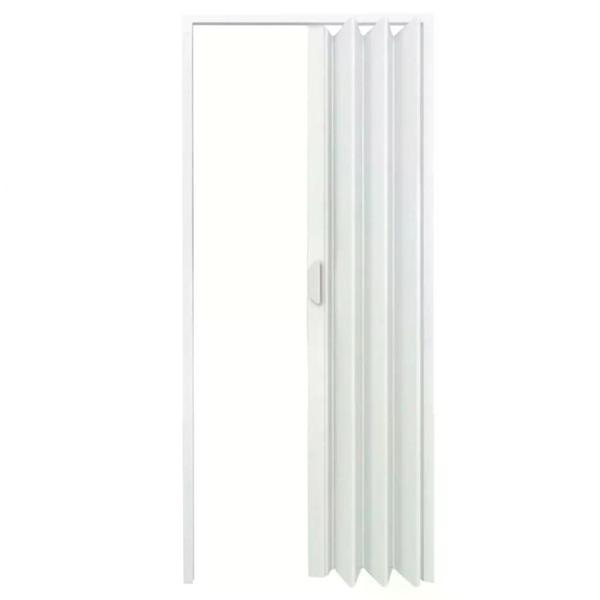 Imagem de Porta Quarto Sala Sanfonada De Pvc 210x60cm Branco Fortlev