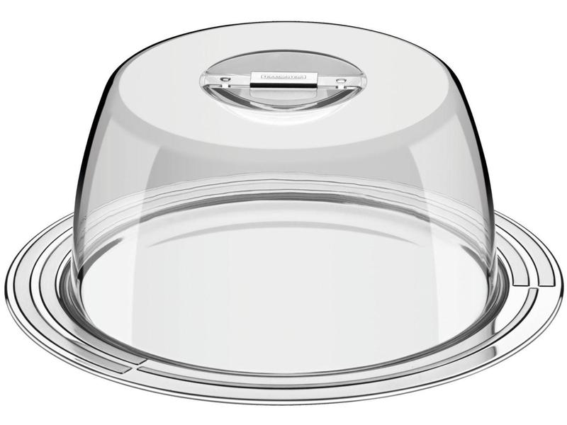 Imagem de Porta Queijo Inox com Tampa Tramontina Ciclo