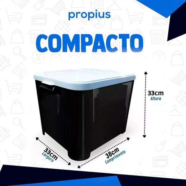 Imagem de Porta Ração Container Até 15Kg Cachorro Pet Dispenser Gato