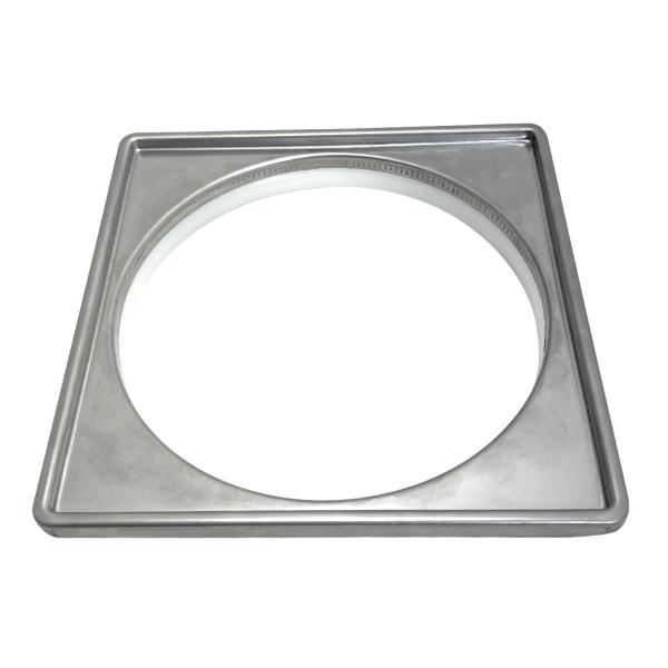 Imagem de Porta Ralo 15X15 Inox 304 Suporte Grelha Para Ralo Quadrado