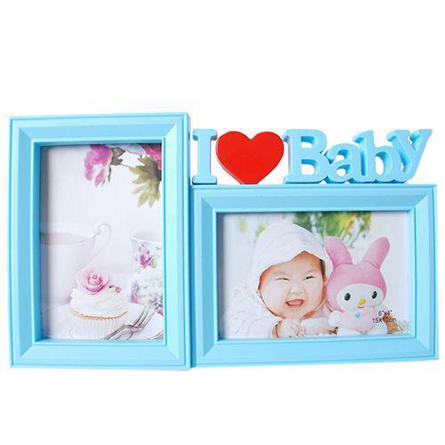 Imagem de Porta Retrato 10x15 Square Azul baby PF-1031