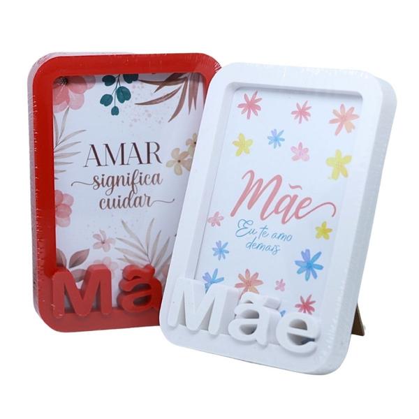 Imagem de Porta Retrato De Plastico Pp De Amor De Mae 10X15Cm - Wellmix