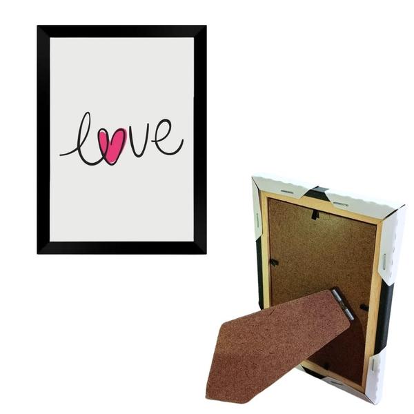 Imagem de Porta Retrato Decorativo 10x15  Love - FR002