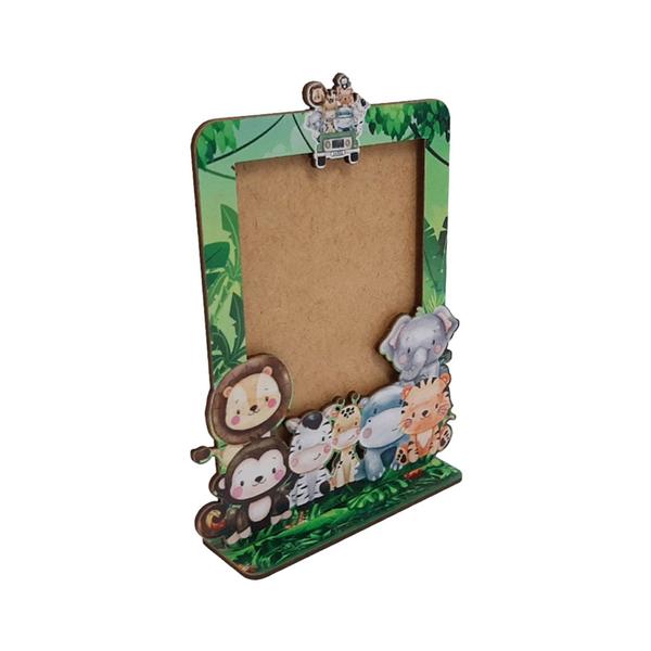 Imagem de Porta Retrato Vertical Infantil 15x10 Kit 3un Mdf Madeira Adesivado