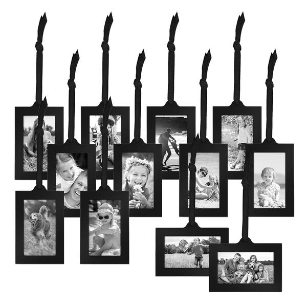 Imagem de Porta-retratos Americanflat Family Tree com 12 molduras 2x3