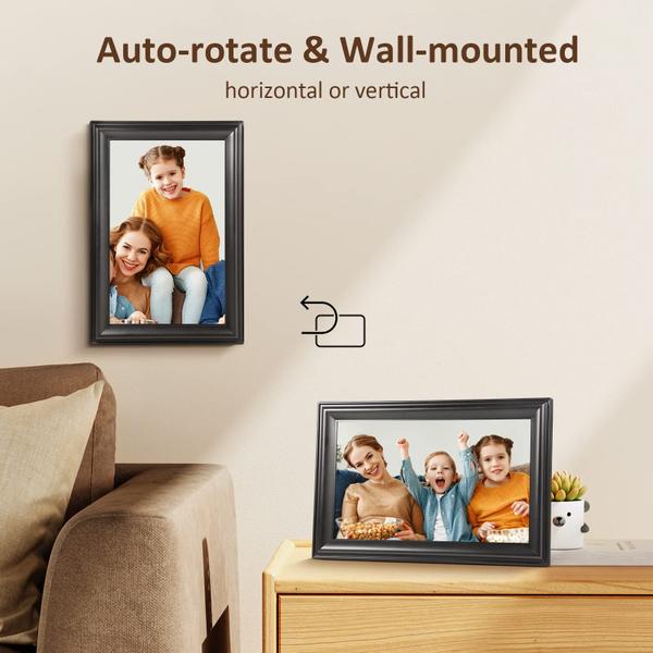 Imagem de Porta-retratos digital Canupdog 10.1" WiFi 1280x800HD IPS