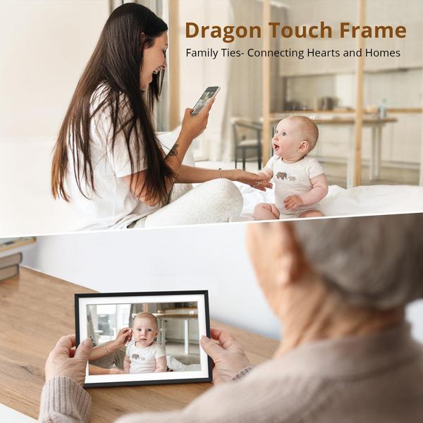 Imagem de Porta-retratos digital Dragon Touch 10.1" WIFI 1280x800 HD