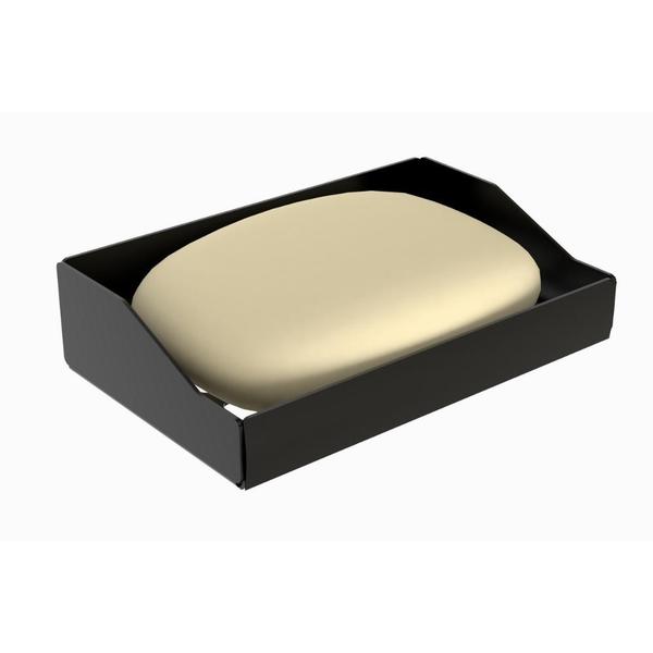 Porta Sabonete Adesivo De Parede Banheiro Preto DF - S3GShop Imagem de Porta Sabonete Adesivo De Parede Banheiro Preto DF