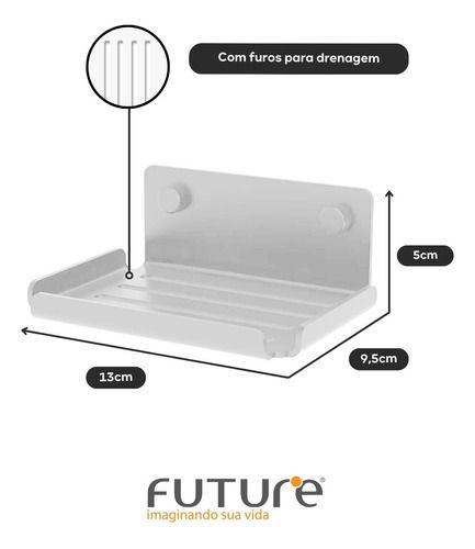 Imagem de Porta Sabonete De Parede Branca Future Ispirazione