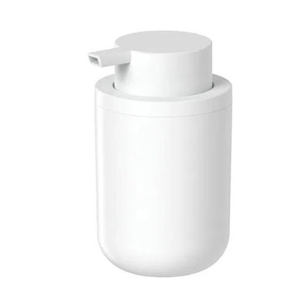 Imagem de Porta Sabonete Líquido Bold Branco Fosco Dispenser Sabonete 300ml Banheiro Ou