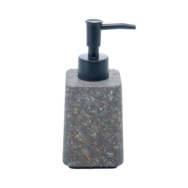 Imagem de Porta Sabonete Líquido de Cerâmica Marble Preto 300ml - Wolff