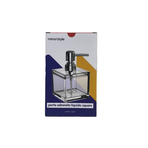 Porta Sabonete Square Ambar 375ML BH24088 MIMO Imagem de Porta Sabonete Square Ambar 375ML BH24088 MIMO