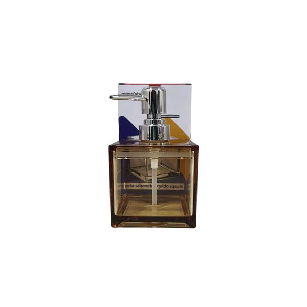 Porta Sabonete Square Ambar 375ML BH24088 MIMO Imagem de Porta Sabonete Square Ambar 375ML BH24088 MIMO