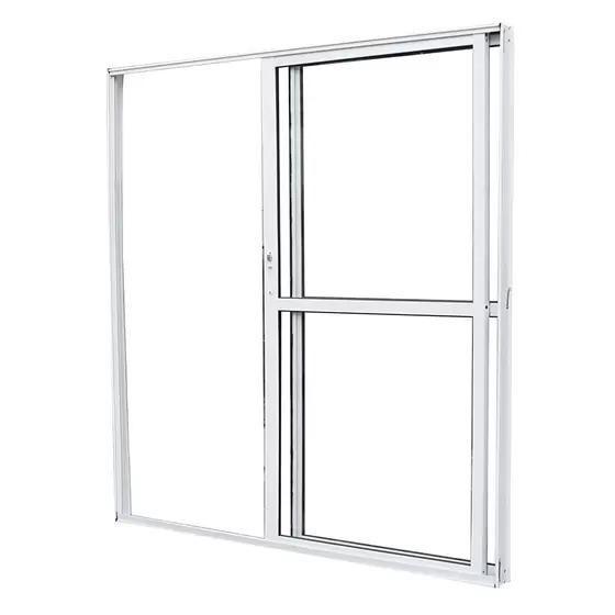 Imagem de Porta sacada 2 Folhas 210x120 Branco C/Fechadura Linha Premium 