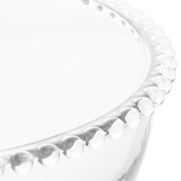 Imagem de Porta Saladas De Cristal Pearl Bolinhas Resistente Saladeira Mesa Posta