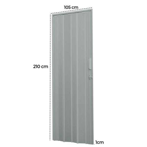 Imagem de Porta Sanfonada de PVC 105x210cm Zapinplast