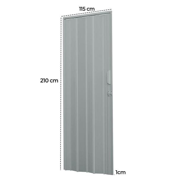 Imagem de Porta Sanfonada de PVC 115x210cm Zapinplast