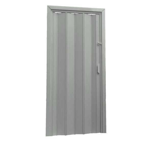 Imagem de Porta Sanfonada Pvc 0,96x2,10 Multilit cinza